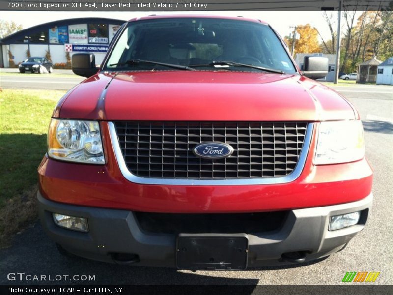 Laser Red Tinted Metallic / Flint Grey 2003 Ford Expedition XLT 4x4