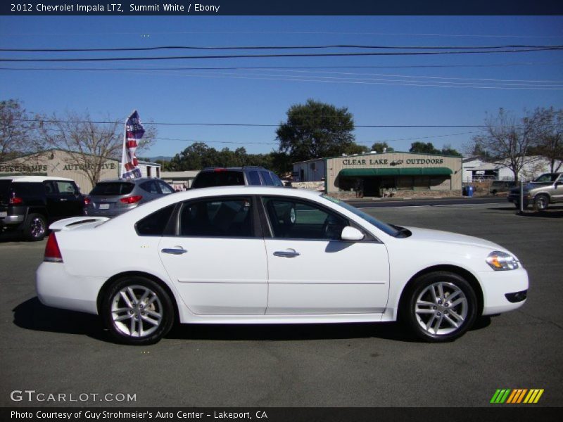 Summit White / Ebony 2012 Chevrolet Impala LTZ