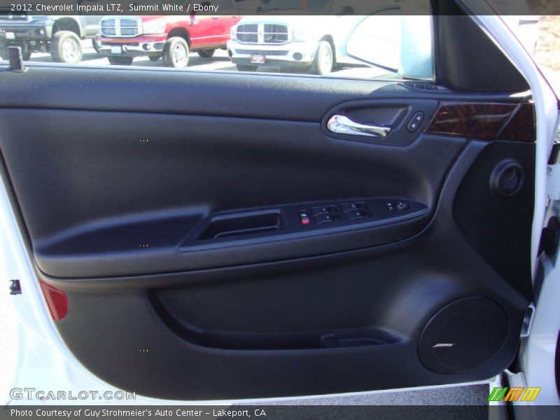 Summit White / Ebony 2012 Chevrolet Impala LTZ