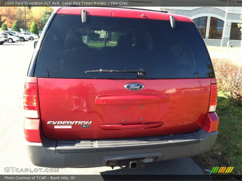 Laser Red Tinted Metallic / Flint Grey 2003 Ford Expedition XLT 4x4