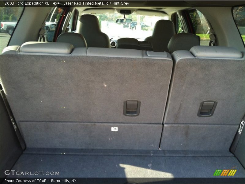 Laser Red Tinted Metallic / Flint Grey 2003 Ford Expedition XLT 4x4