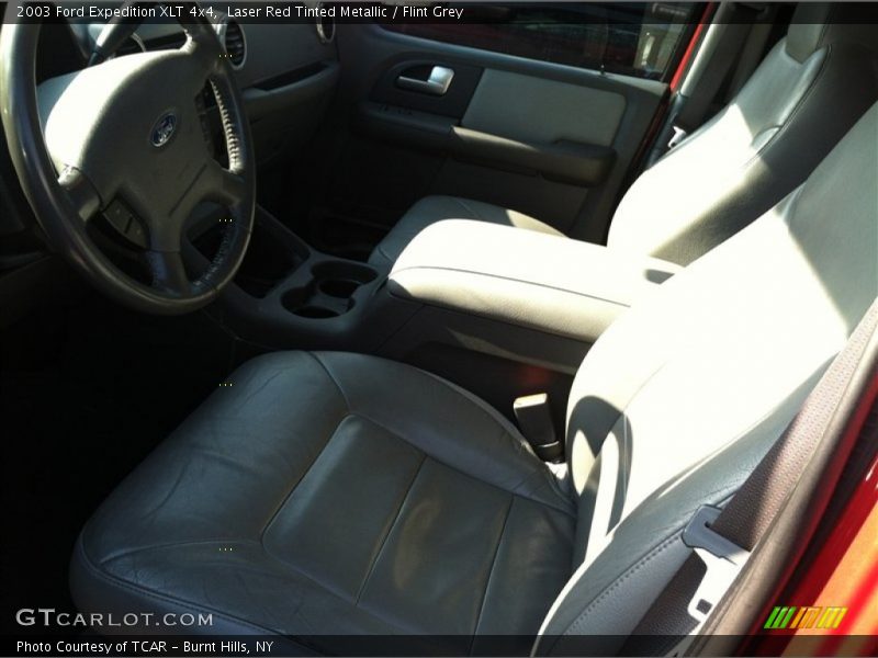 Laser Red Tinted Metallic / Flint Grey 2003 Ford Expedition XLT 4x4
