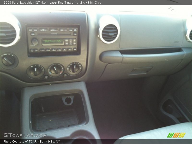 Laser Red Tinted Metallic / Flint Grey 2003 Ford Expedition XLT 4x4