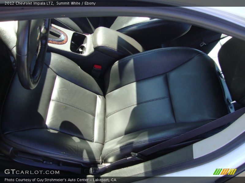 Summit White / Ebony 2012 Chevrolet Impala LTZ