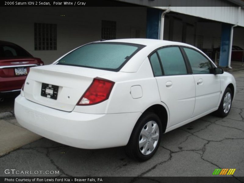 Polar White / Gray 2006 Saturn ION 2 Sedan