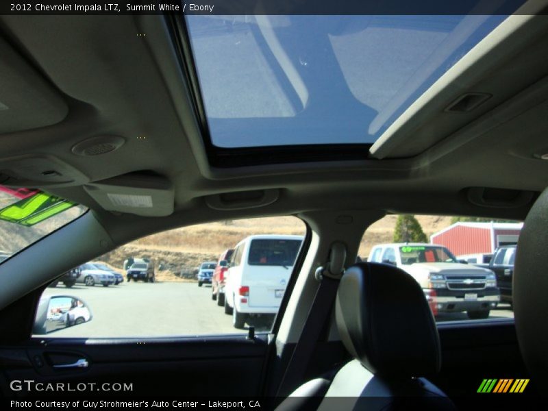 Summit White / Ebony 2012 Chevrolet Impala LTZ