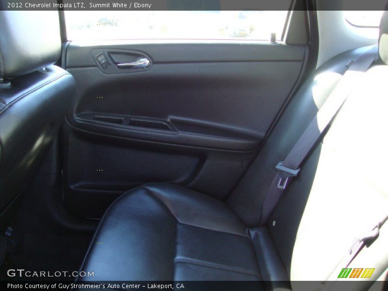 Summit White / Ebony 2012 Chevrolet Impala LTZ