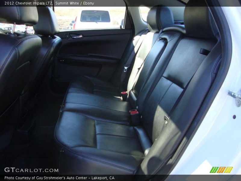 Summit White / Ebony 2012 Chevrolet Impala LTZ