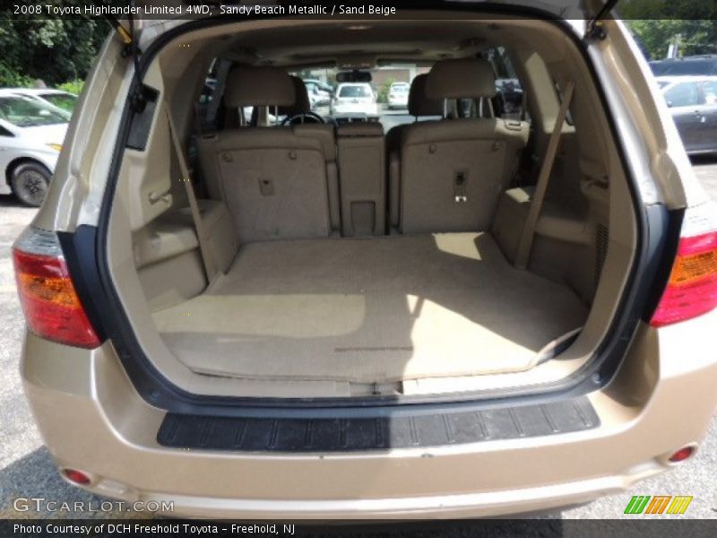 Sandy Beach Metallic / Sand Beige 2008 Toyota Highlander Limited 4WD