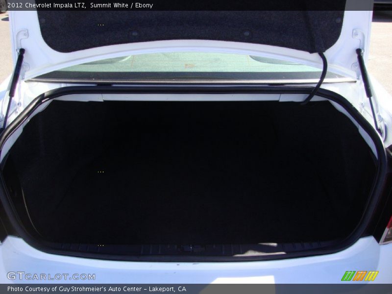Summit White / Ebony 2012 Chevrolet Impala LTZ