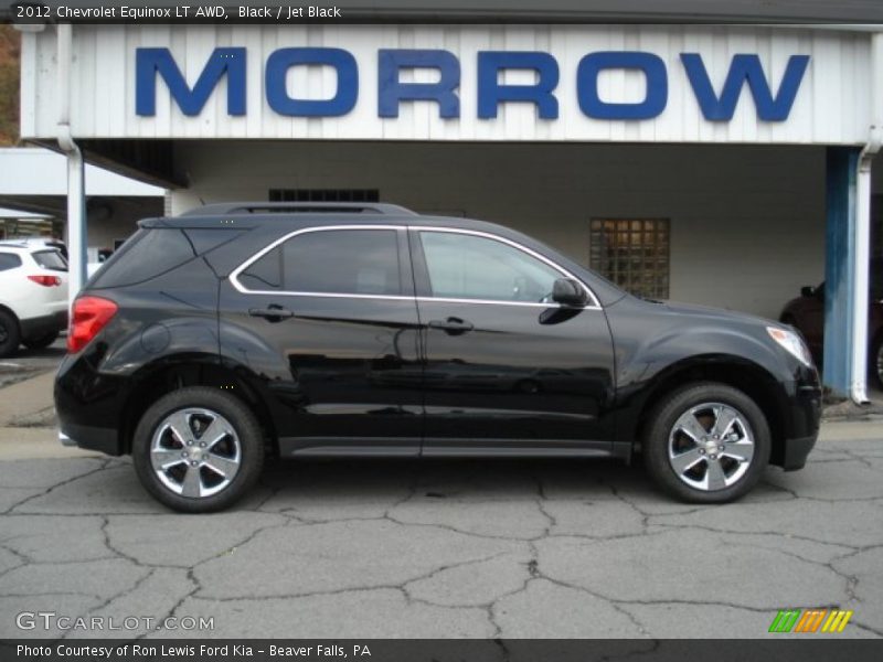 Black / Jet Black 2012 Chevrolet Equinox LT AWD