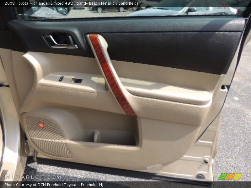 Sandy Beach Metallic / Sand Beige 2008 Toyota Highlander Limited 4WD