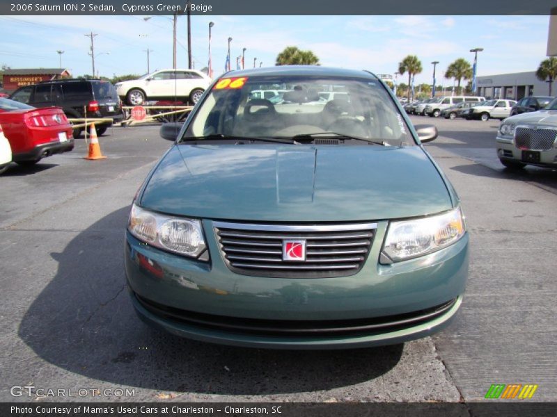 Cypress Green / Beige 2006 Saturn ION 2 Sedan