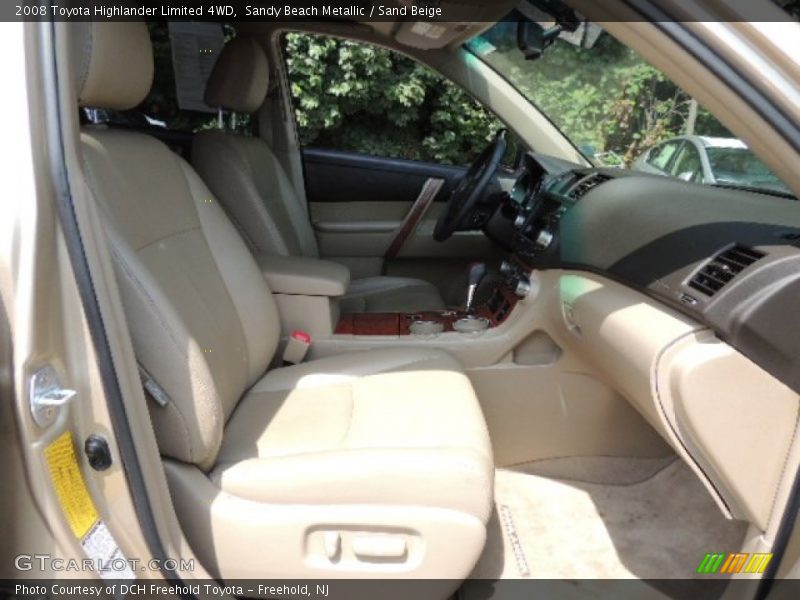 Sandy Beach Metallic / Sand Beige 2008 Toyota Highlander Limited 4WD