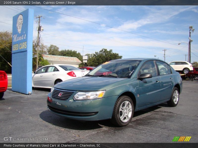 Cypress Green / Beige 2006 Saturn ION 2 Sedan
