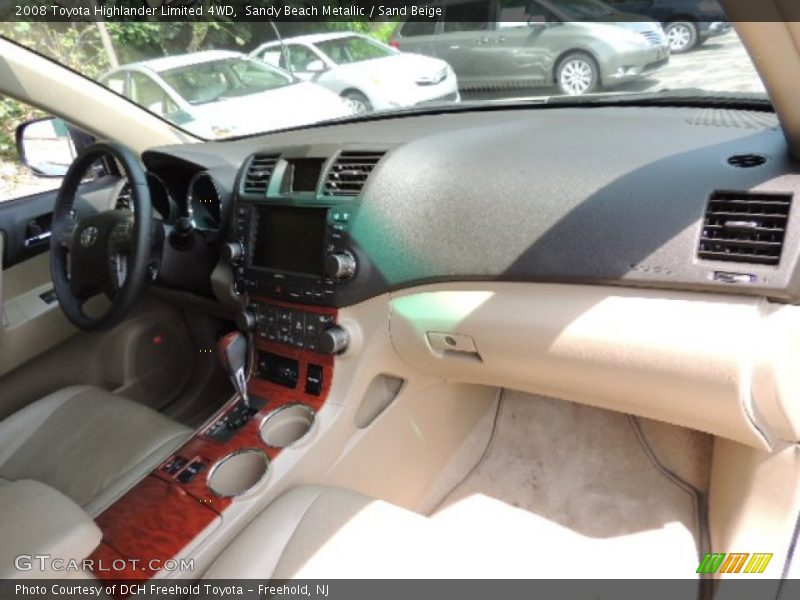 Sandy Beach Metallic / Sand Beige 2008 Toyota Highlander Limited 4WD