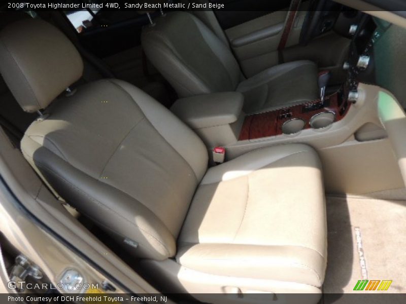 Sandy Beach Metallic / Sand Beige 2008 Toyota Highlander Limited 4WD