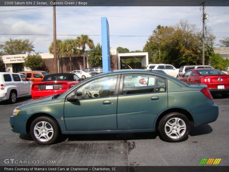 Cypress Green / Beige 2006 Saturn ION 2 Sedan