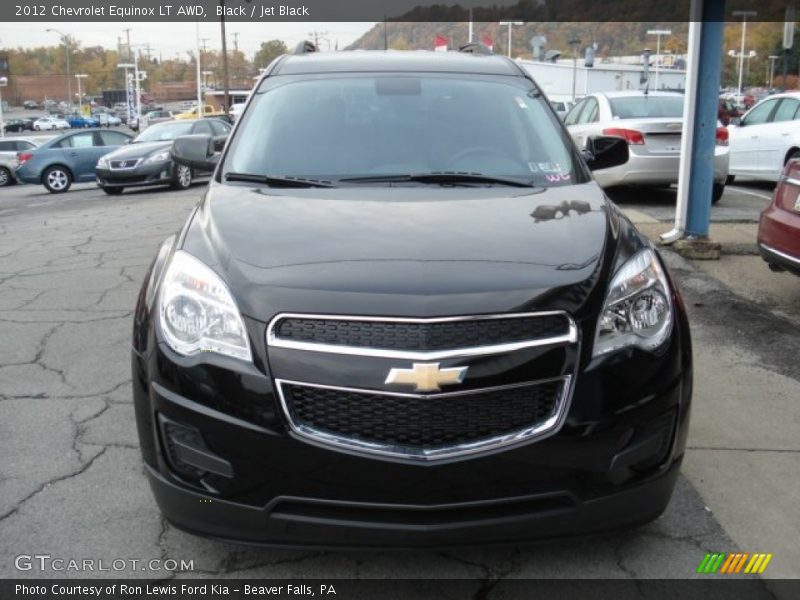 Black / Jet Black 2012 Chevrolet Equinox LT AWD