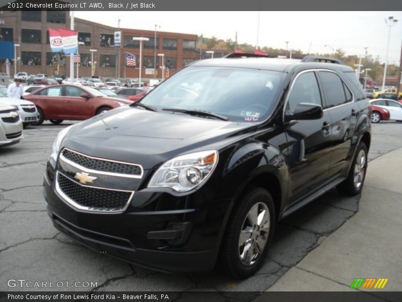 Black / Jet Black 2012 Chevrolet Equinox LT AWD