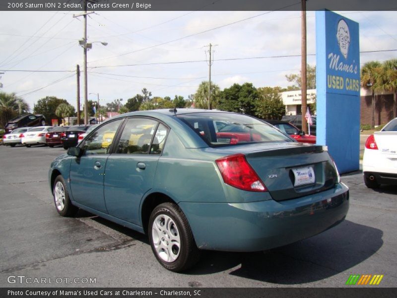 Cypress Green / Beige 2006 Saturn ION 2 Sedan