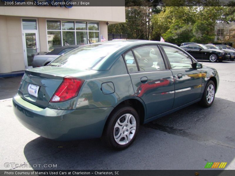 Cypress Green / Beige 2006 Saturn ION 2 Sedan