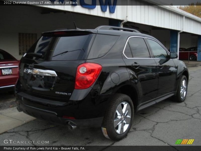 Black / Jet Black 2012 Chevrolet Equinox LT AWD