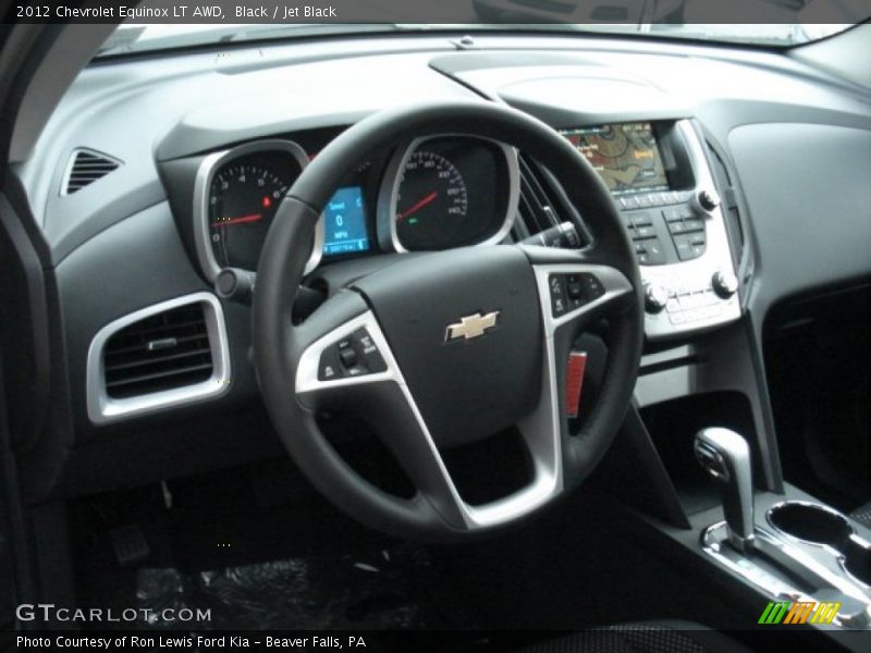 Black / Jet Black 2012 Chevrolet Equinox LT AWD