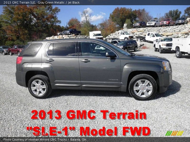 Gray Green Metallic / Jet Black 2013 GMC Terrain SLE