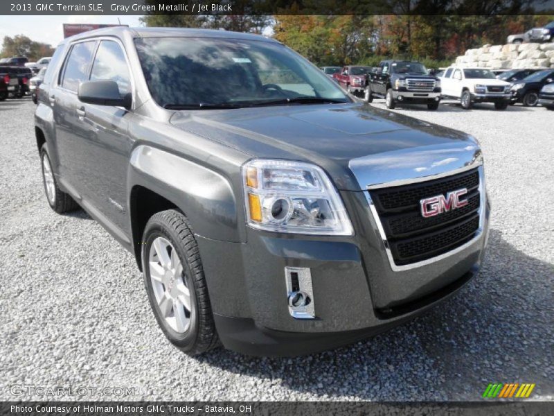 Gray Green Metallic / Jet Black 2013 GMC Terrain SLE