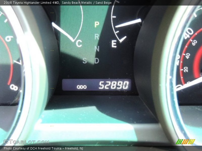 Sandy Beach Metallic / Sand Beige 2008 Toyota Highlander Limited 4WD