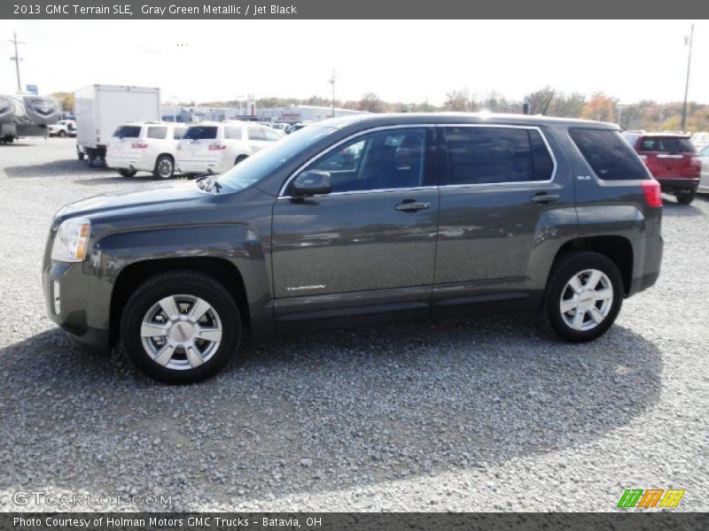 Gray Green Metallic / Jet Black 2013 GMC Terrain SLE
