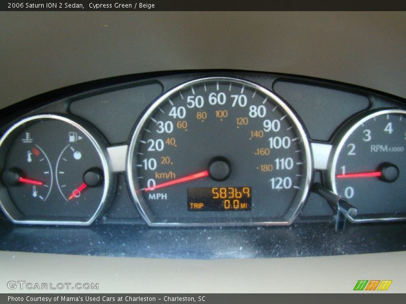 Cypress Green / Beige 2006 Saturn ION 2 Sedan