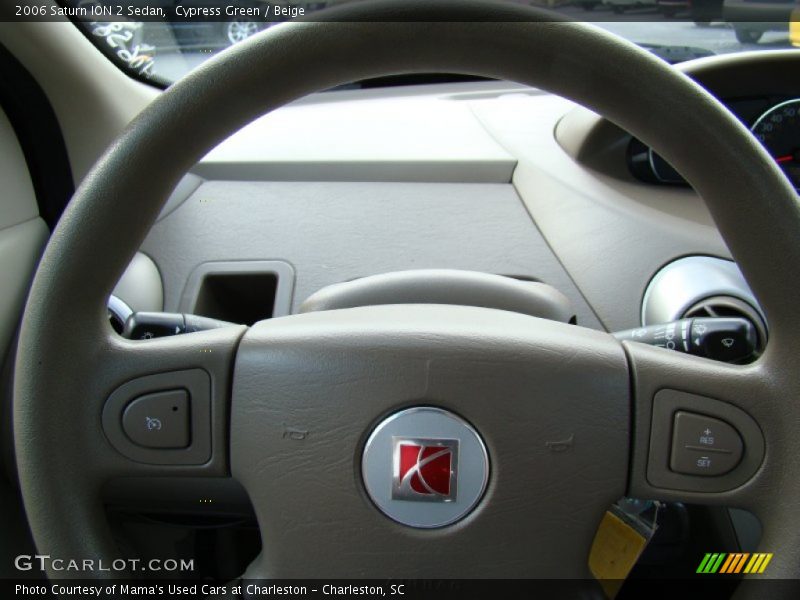 Cypress Green / Beige 2006 Saturn ION 2 Sedan