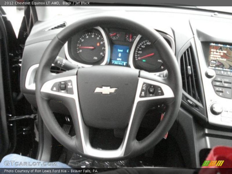 Black / Jet Black 2012 Chevrolet Equinox LT AWD