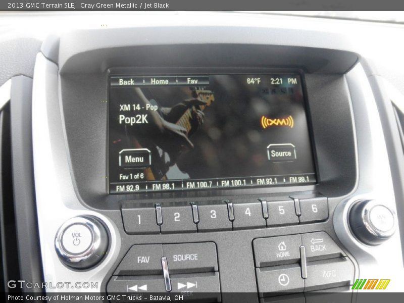 Gray Green Metallic / Jet Black 2013 GMC Terrain SLE