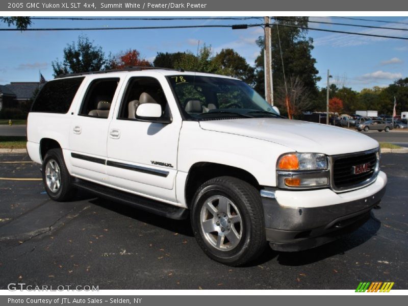 Summit White / Pewter/Dark Pewter 2005 GMC Yukon XL SLT 4x4