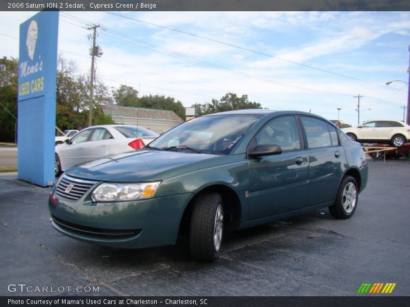 Cypress Green / Beige 2006 Saturn ION 2 Sedan