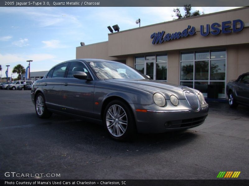 Quartz Metallic / Charcoal 2005 Jaguar S-Type 3.0