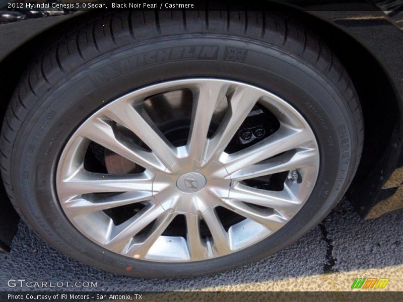 Black Noir Pearl / Cashmere 2012 Hyundai Genesis 5.0 Sedan