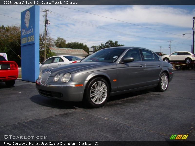 Quartz Metallic / Charcoal 2005 Jaguar S-Type 3.0