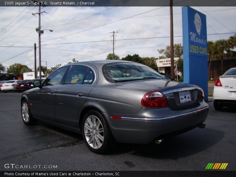 Quartz Metallic / Charcoal 2005 Jaguar S-Type 3.0
