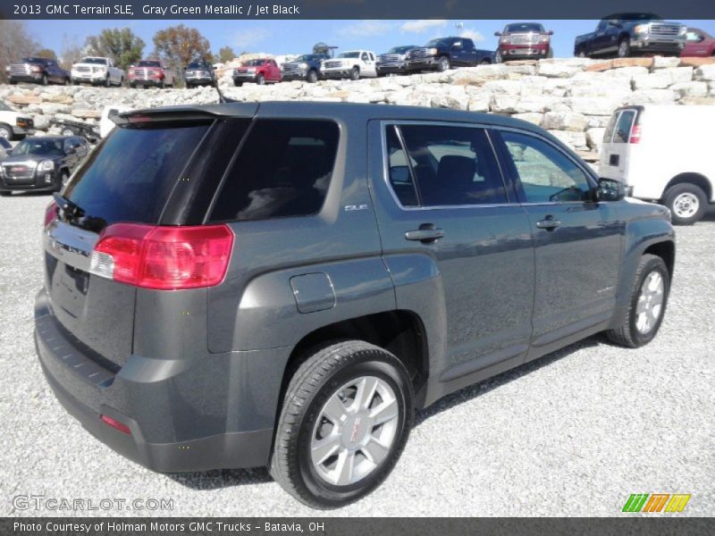 Gray Green Metallic / Jet Black 2013 GMC Terrain SLE