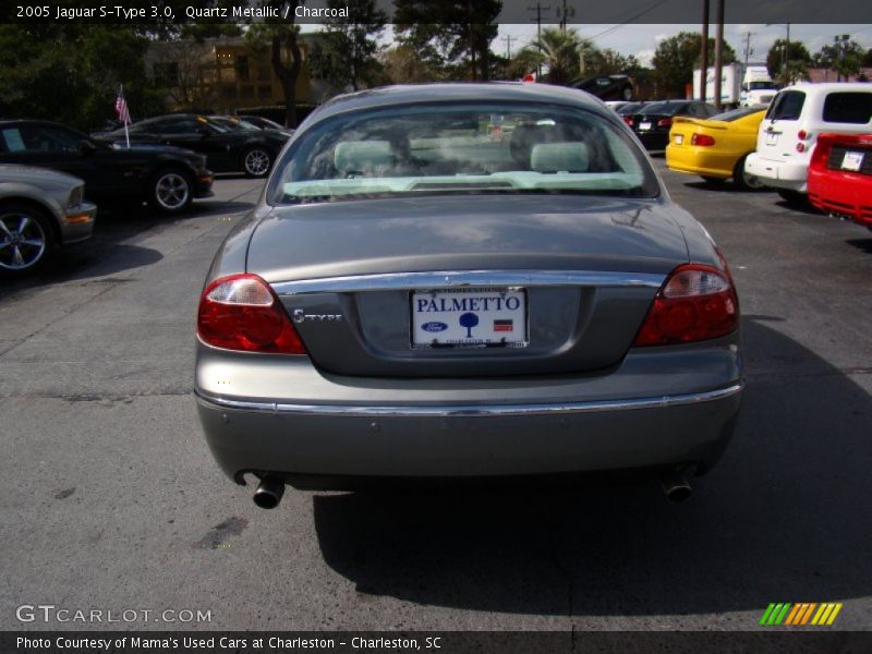 Quartz Metallic / Charcoal 2005 Jaguar S-Type 3.0