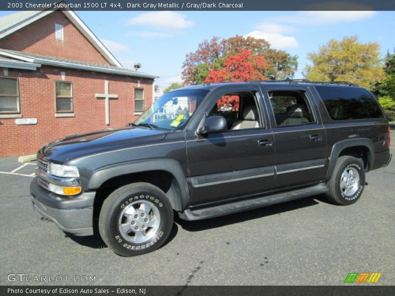 Dark Gray Metallic / Gray/Dark Charcoal 2003 Chevrolet Suburban 1500 LT 4x4