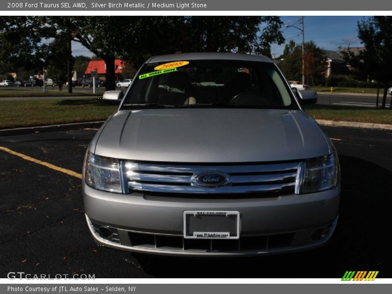 Silver Birch Metallic / Medium Light Stone 2008 Ford Taurus SEL AWD