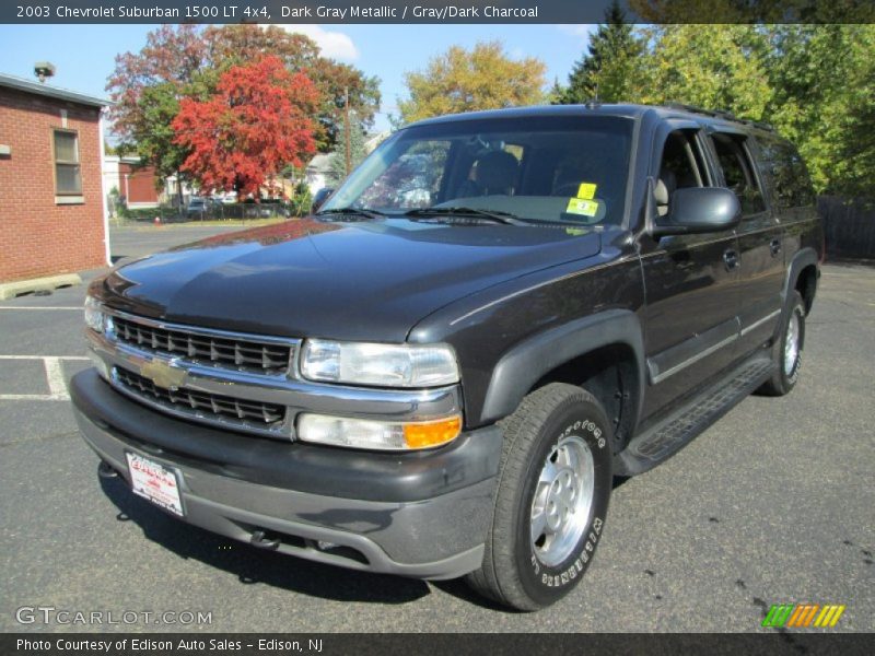 Dark Gray Metallic / Gray/Dark Charcoal 2003 Chevrolet Suburban 1500 LT 4x4