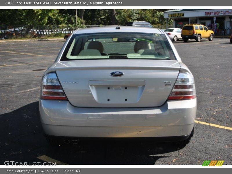 Silver Birch Metallic / Medium Light Stone 2008 Ford Taurus SEL AWD