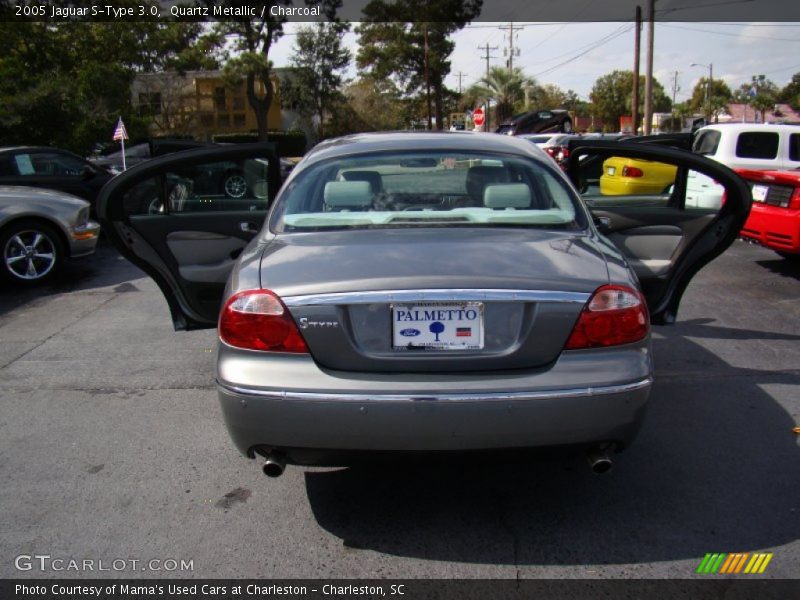 Quartz Metallic / Charcoal 2005 Jaguar S-Type 3.0
