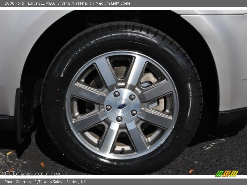 Silver Birch Metallic / Medium Light Stone 2008 Ford Taurus SEL AWD